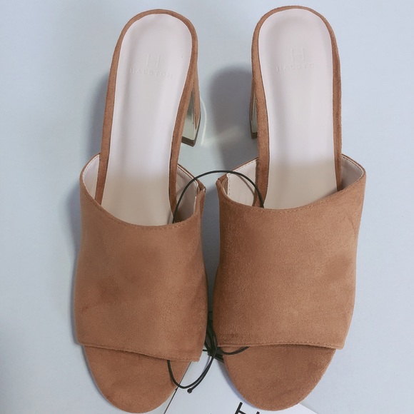 NEW! Halston Mules Cognac - Picture 2 of 7